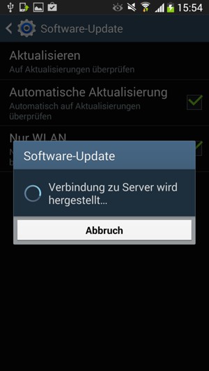 Warten Sie, bis die Suche abgeschlossen ist
