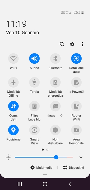 Disattiva Posizione