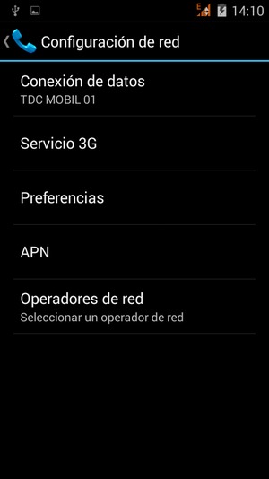 Seleccione APN