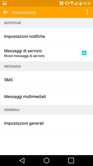 Seleziona SMS