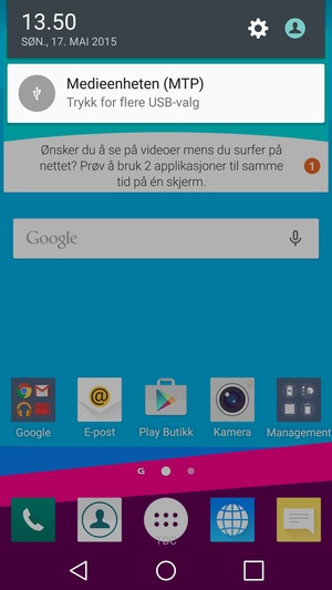Dra ned toppmenyen igen