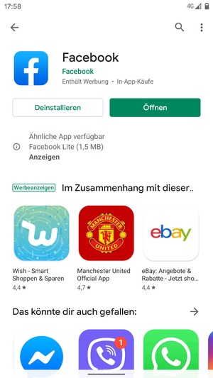 Wählen Sie Öffnen