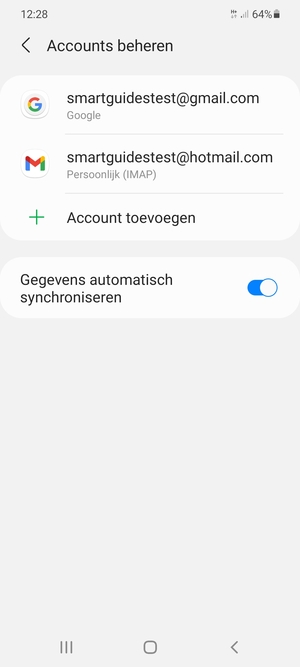 Selecteer uw Google-account