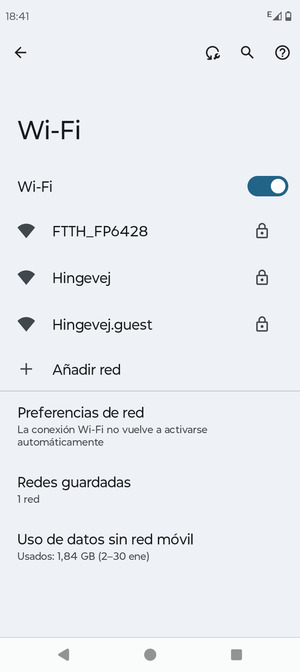 Seleccione la red inalámbrica a la que desea conectarse