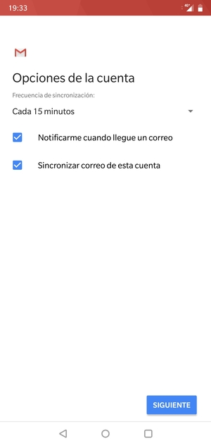 Seleccione SIGUIENTE