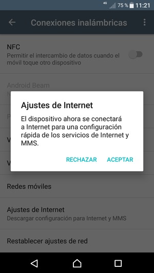 Seleccione ACEPTAR