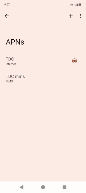 El teléfono ha sido configurado para MMS
