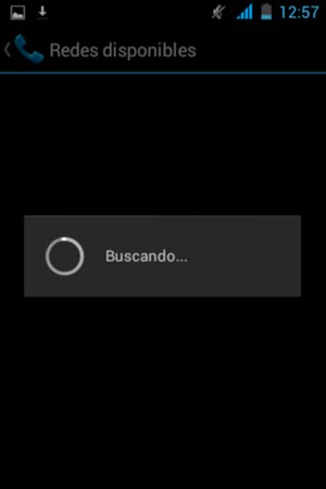 Espere a que la búsqueda termine