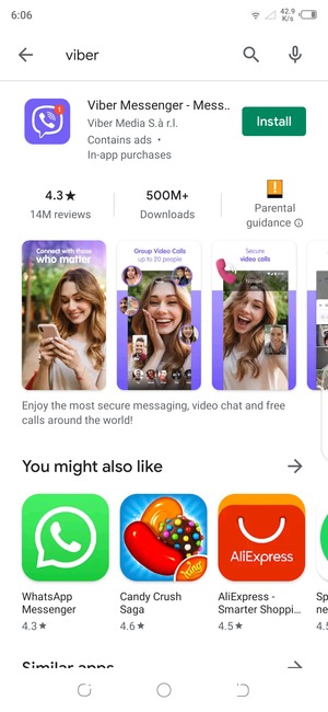 Select the app