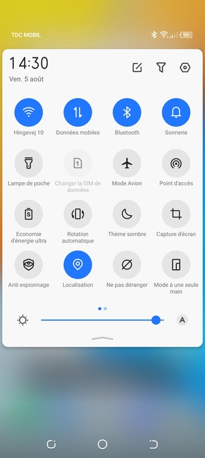 Désactiver le Wi-Fi et le Bluetooth