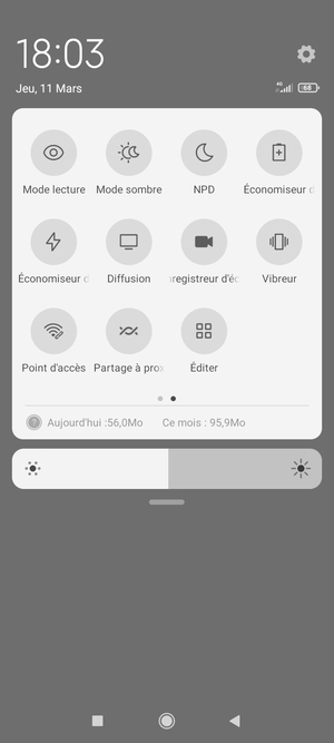 Activer le Économiseur de batterie
