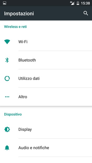 Seleziona Altro