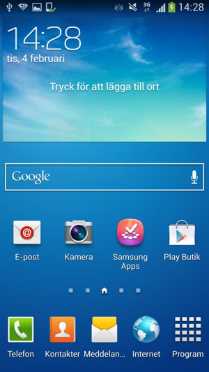 Välj Program