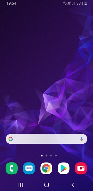 To copy your contacts from the SIM card, return to the Home screen and swipe up