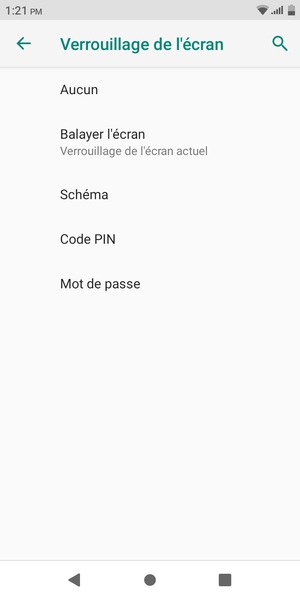 Sélectionnez Schéma