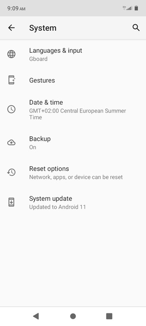 Select System update