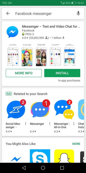 Select the app