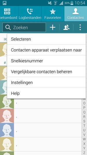 Selecteer Instellingen