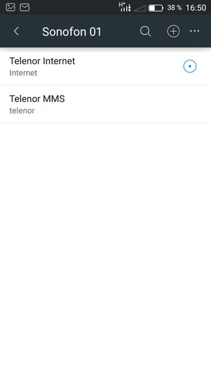 Sélectionnez le bouton du Menu