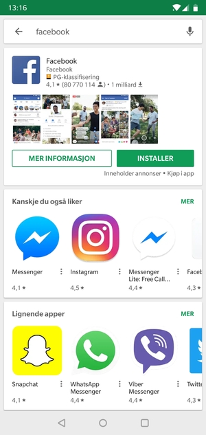 Velg app