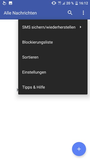 Wählen Sie Einstellungen