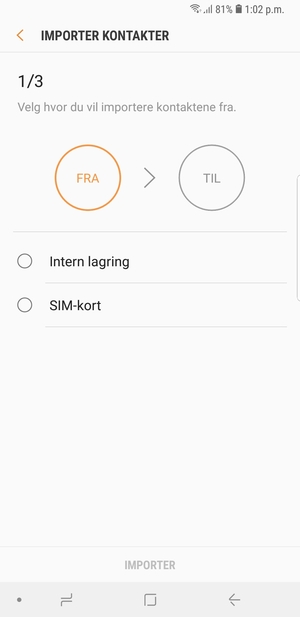 Velg SIM-kort