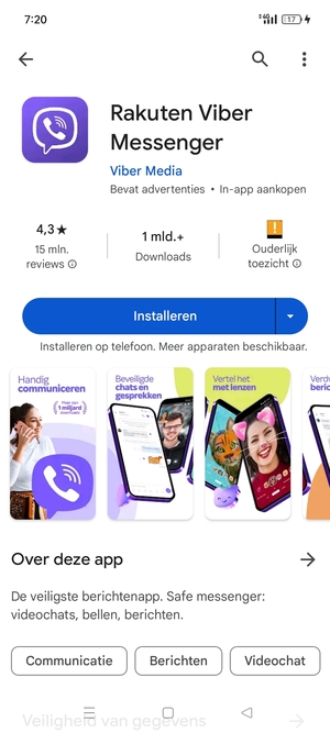 Selecteer Installeren