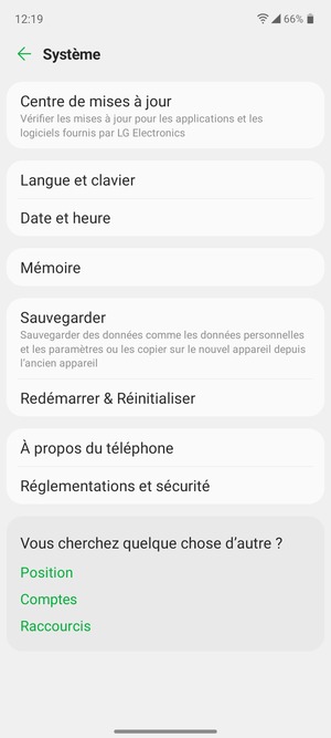 Sélectionnez Centre de mises à jour