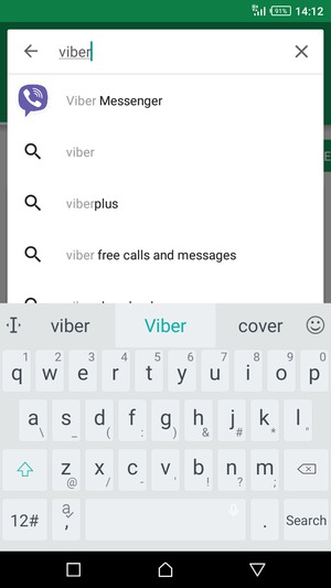 Enter the app name and select Search