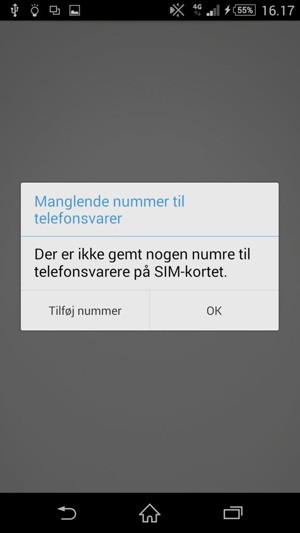 Vælg Tilføj nummer