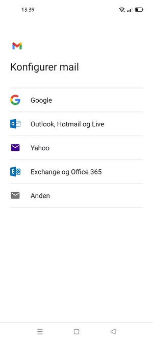 Vælg Anden