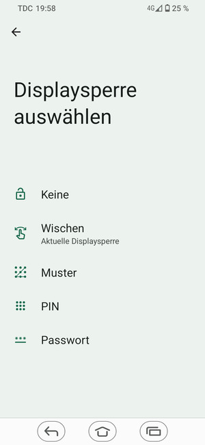 Wählen Sie Muster