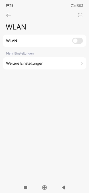 Schalten Sie WLAN ein
