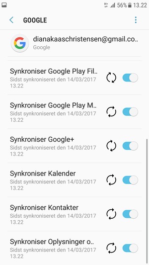 Dine kontakter fra Google vil nu blive synkroniseret til din Galaxy