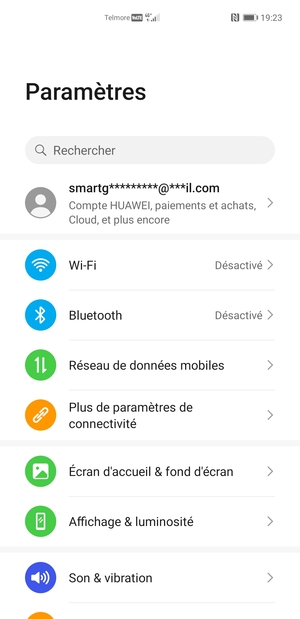 Sélectionnez Wi-Fi