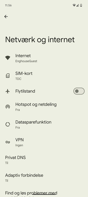 Vælg SIM-kort