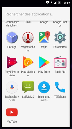 Faites défiler  et sélectionnez SMS/MMS