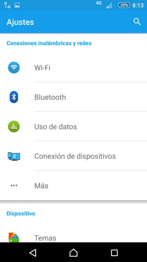 Seleccione Wi-Fi
