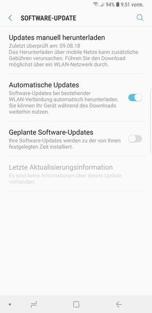 Wählen Sie Updates manuell herunterladen