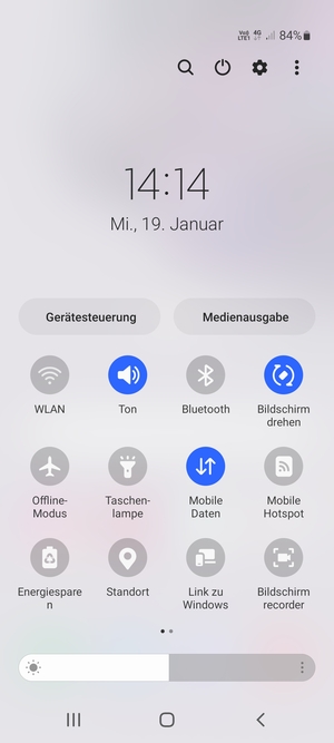 Schalten Sie Energiesparen ein