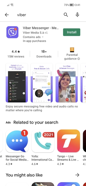 Select the app