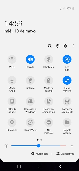Seleccione Modo de batería