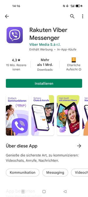 Wählen Sie Installieren