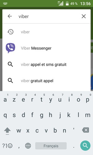 Saisissez le nom de l'appli et sélectionnez Rechercher