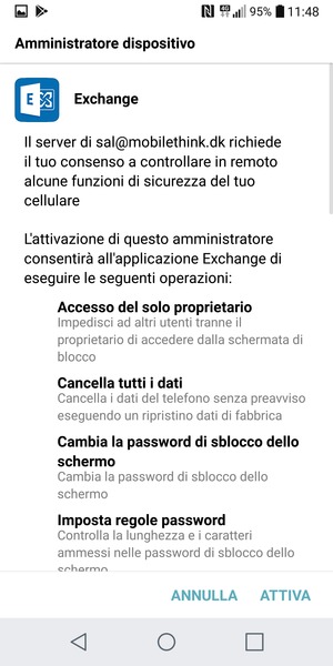 Seleziona ATTIVA