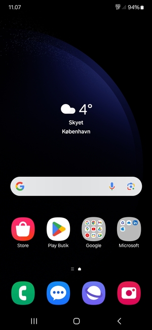 Vælg Google