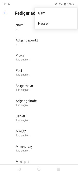 Vælg Gem