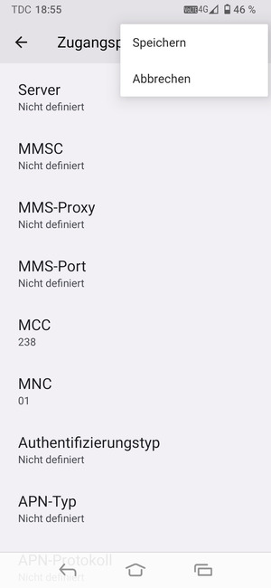 Wählen Sie Speichern