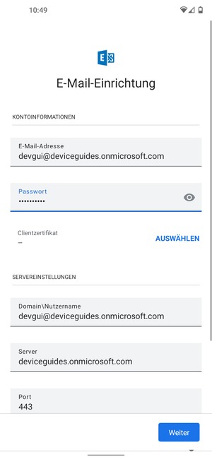 Geben Sie Ihre Passwort ein