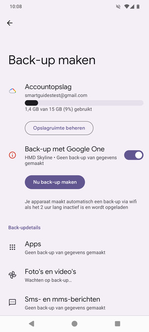 Selecteer Accountopslag